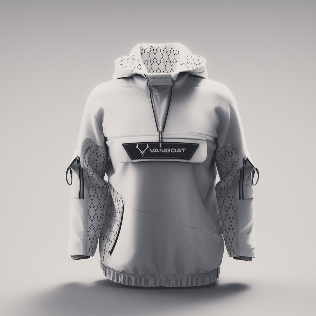 Tactical Windbreaker Ice White